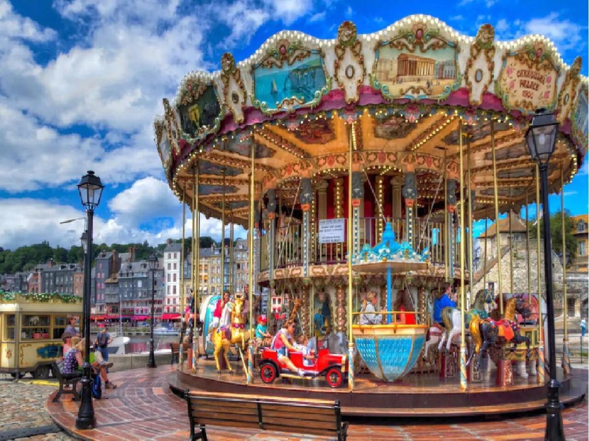 Le Fleur"H"On 11 D'Honfleur, T2 En Residence Avec Piscine, Wifi Et Parking Gratuits エクモヴィル エクステリア 写真