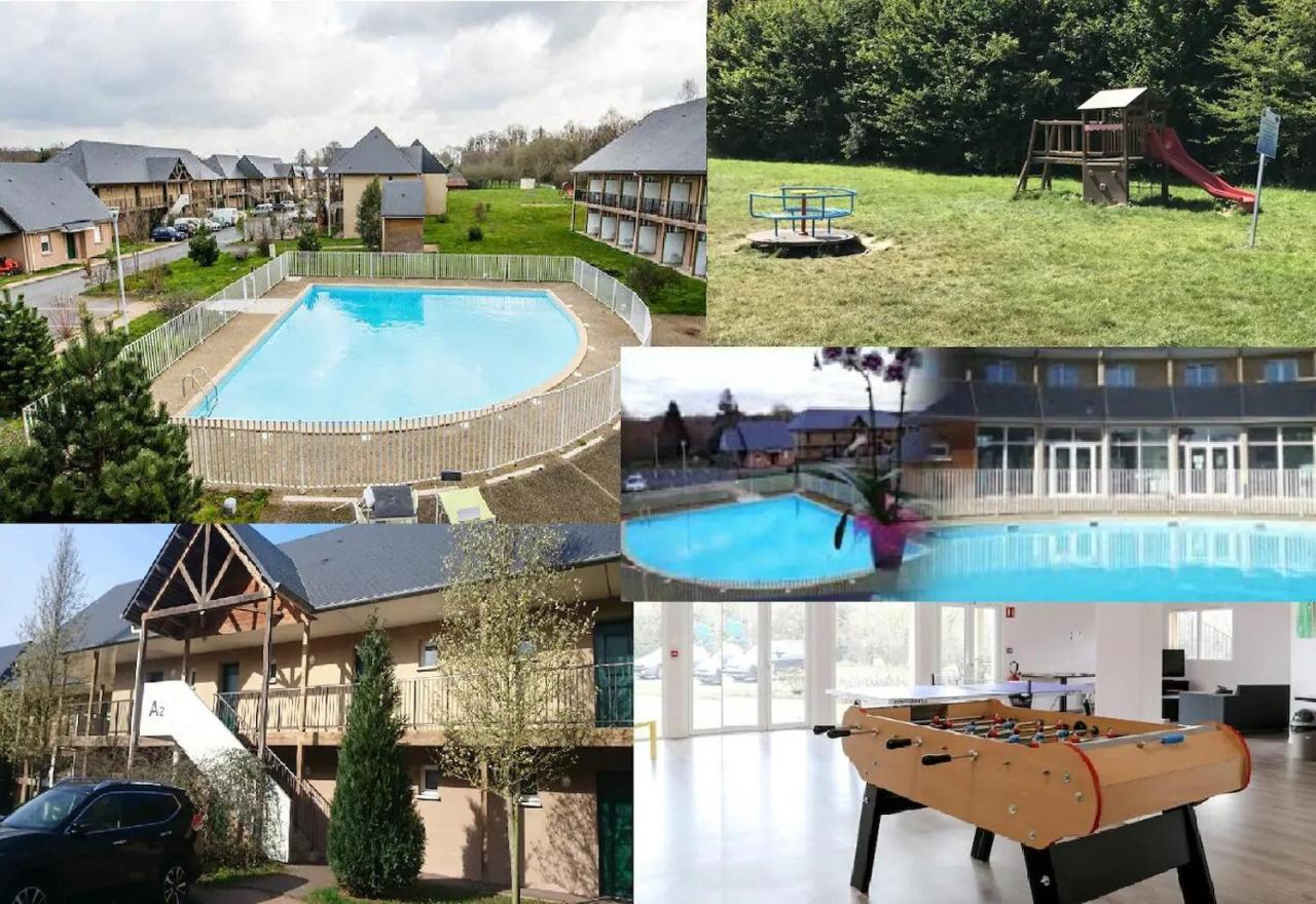 Le Fleur"H"On 11 D'Honfleur, T2 En Residence Avec Piscine, Wifi Et Parking Gratuits エクモヴィル エクステリア 写真